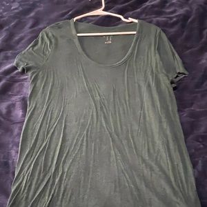 Womens dark green T shirt